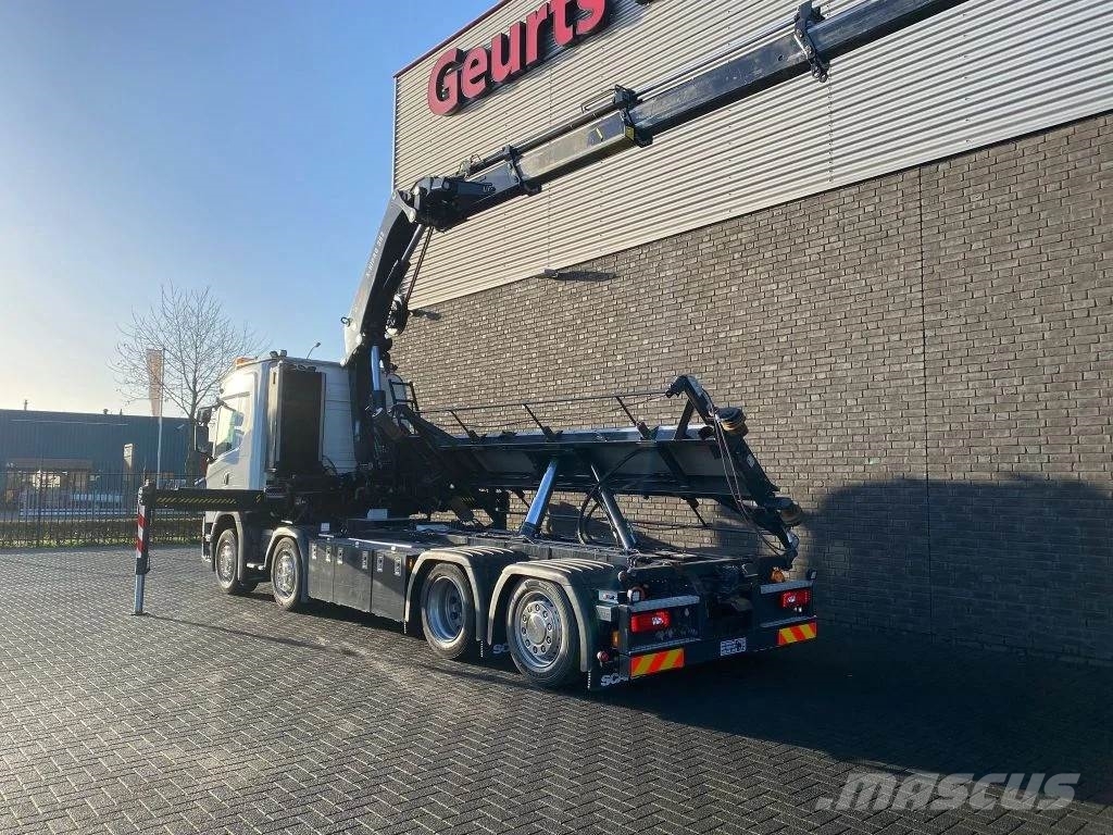 Scania G500 NGS 8X2 MET 3 ZIJDIGE KABELSYSTEEM + HIAB 362 Camiones grúa
