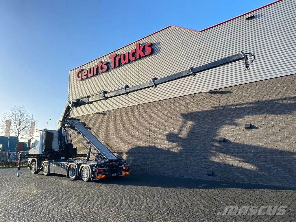 Scania G500 NGS 8X2 MET 3 ZIJDIGE KABELSYSTEEM + HIAB 362 Camiones grúa