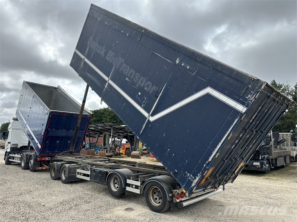 DAF XF 530 6x2 //Volume tipper 45m3 // Trailer 59m3 شاحنات قلابة