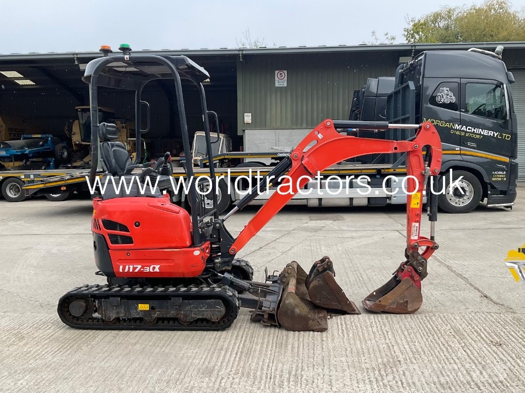 Kubota U 17-3 Mini bagri <7t