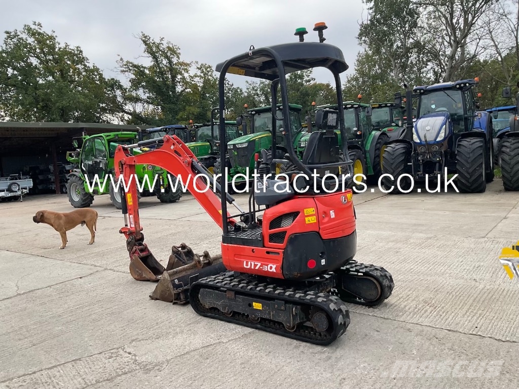 Kubota U 17-3 Mini bagri <7t