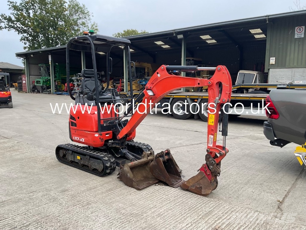 Kubota U 17-3 Mini bagri <7t