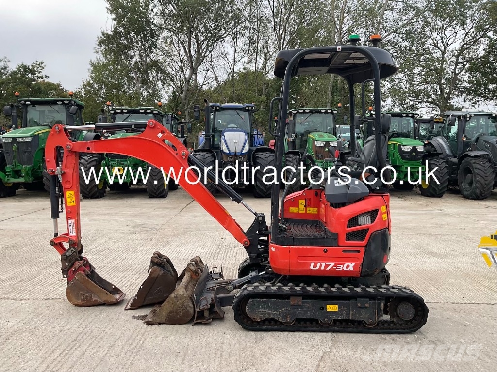 Kubota U 17-3 Mini bagri <7t