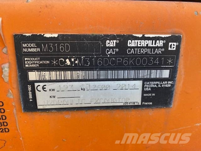 CAT M 316 D VAH Mobilbagger