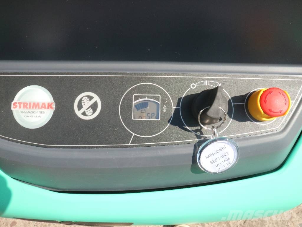 Mitsubishi SBP 16 N2 شاحنات ذات رافعات شوكية تعمل بالكهرباء