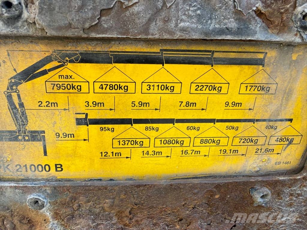 Palfinger Ladekran PK 21000 B mit Funk - Bj. 2002 Nakladacie žeriavy