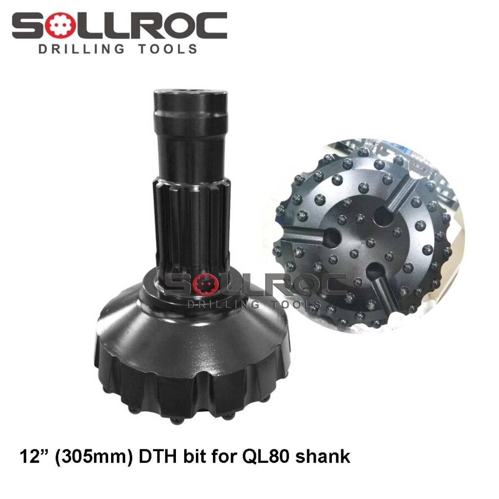 Sollroc Down the hole DTH drill bits Комплектуючі і запасні частини для бурових установок