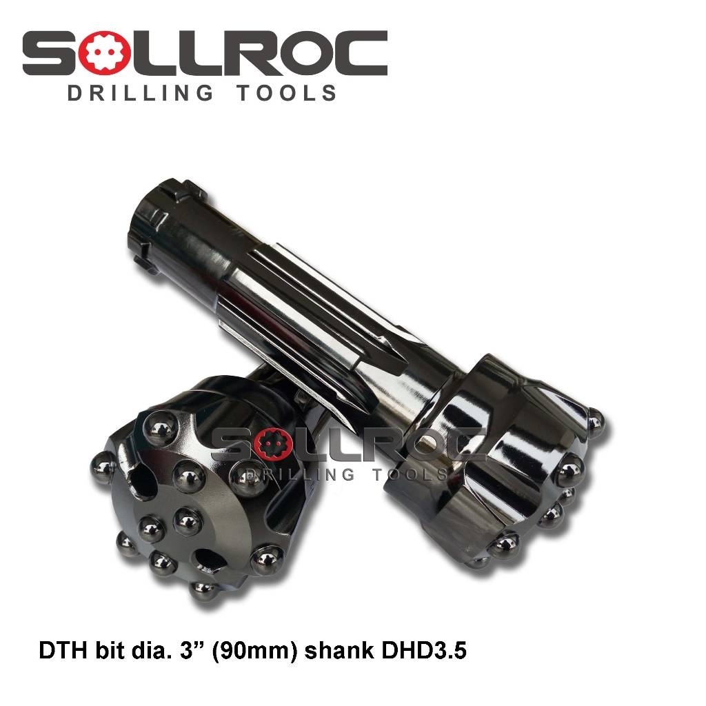 Sollroc Down the hole DTH drill bits Комплектуючі і запасні частини для бурових установок