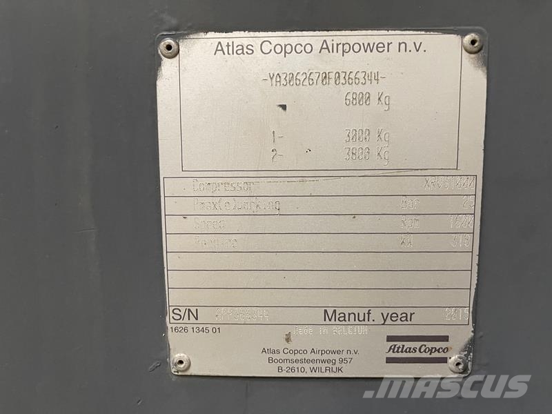 Atlas Copco XRVS 476 / 1000 CD - N Compressors