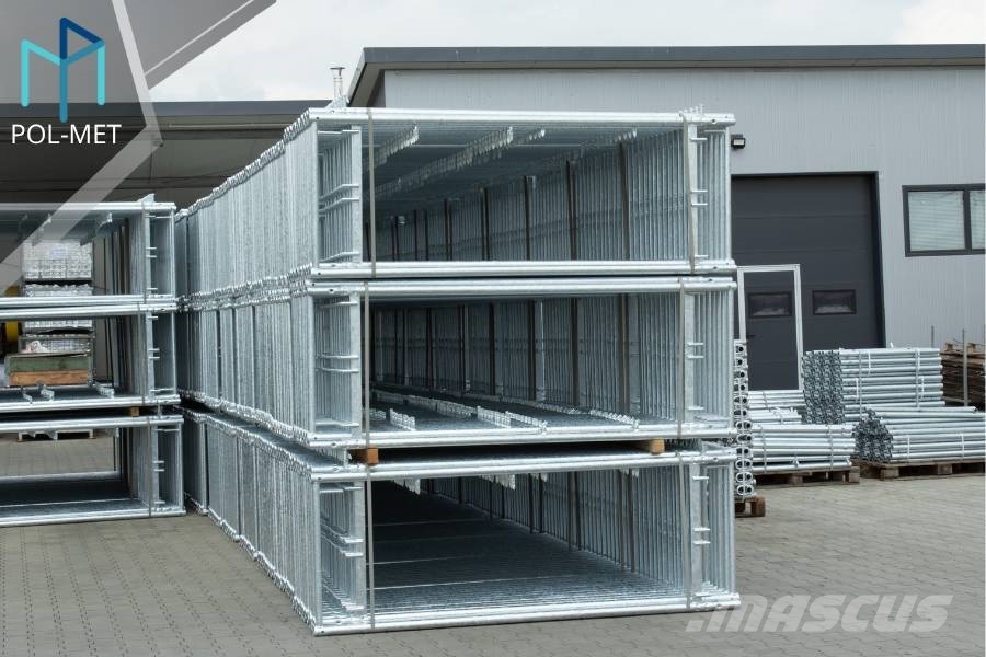  POL-MET 1010.25m² Gerüst, skele, andamios, schele, Pastolių įrengimai