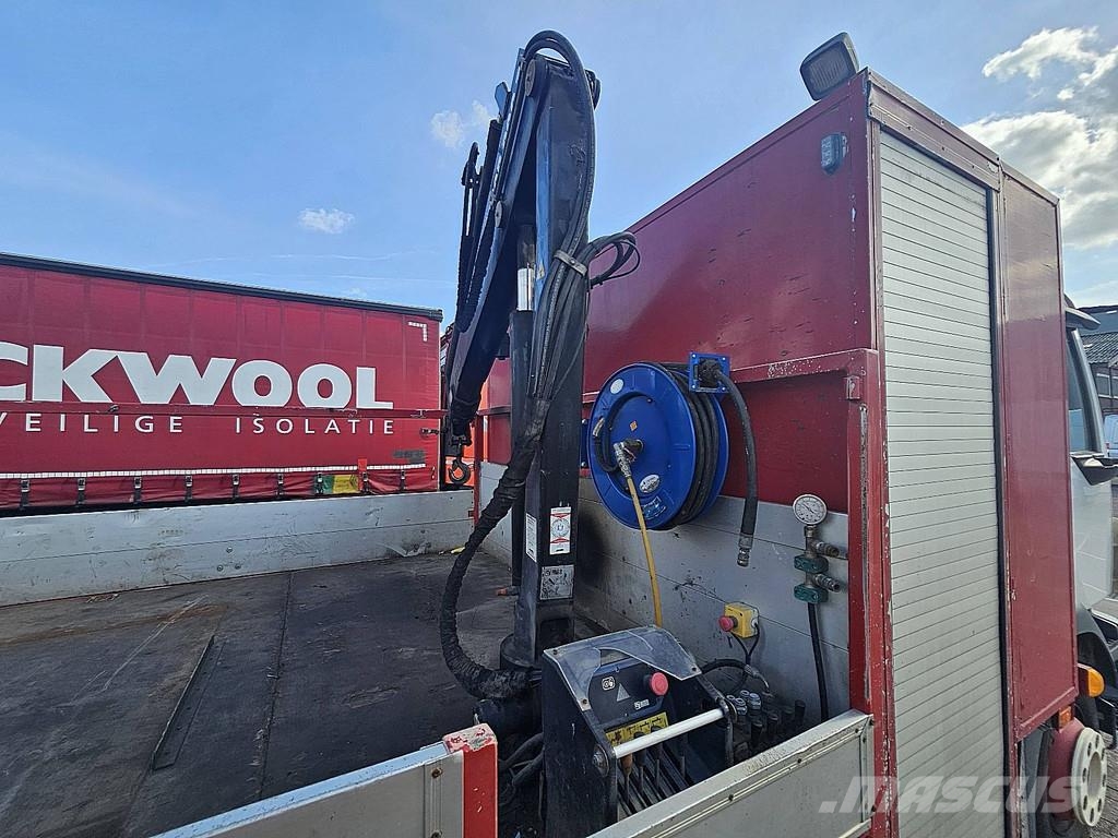 Volvo FL 240.12 MANUAL HIAB 033T Platformas/izkraušana no sāniem