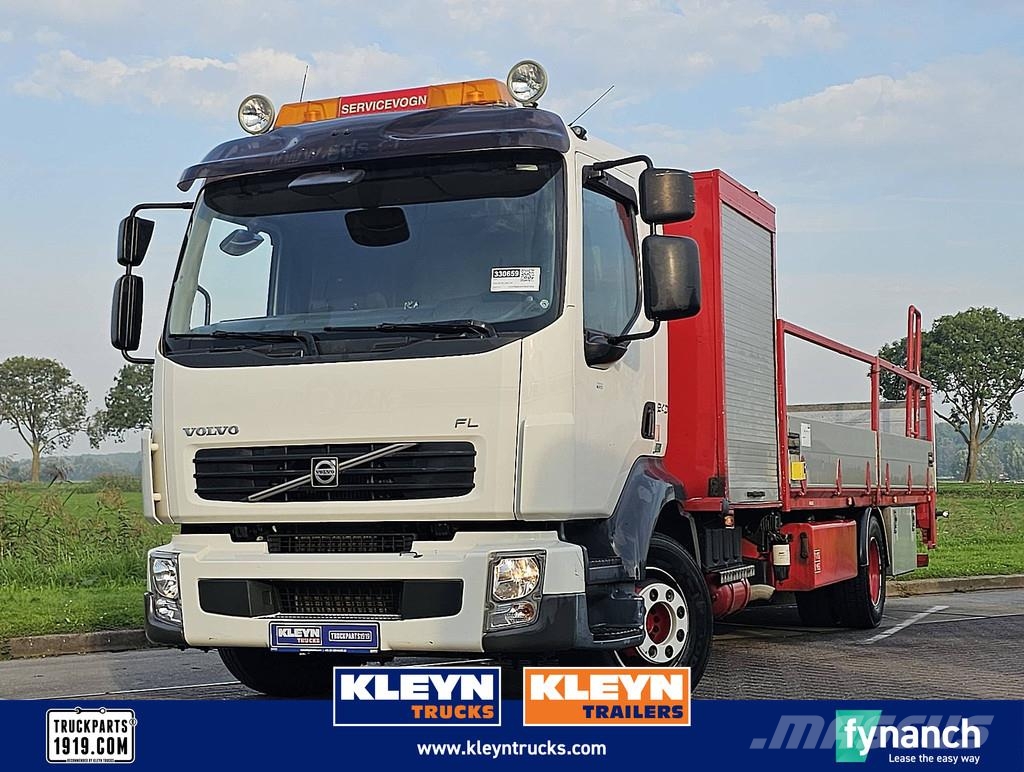 Volvo FL 240.12 MANUAL HIAB 033T Platformas/izkraušana no sāniem