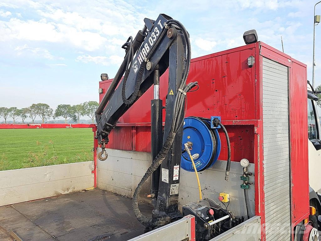 Volvo FL 240.12 MANUAL HIAB 033T Platformas/izkraušana no sāniem