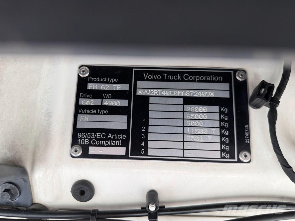 Volvo FH500 6X2 EURO6 + BDF 20Ft Camiones con chasís y cabina