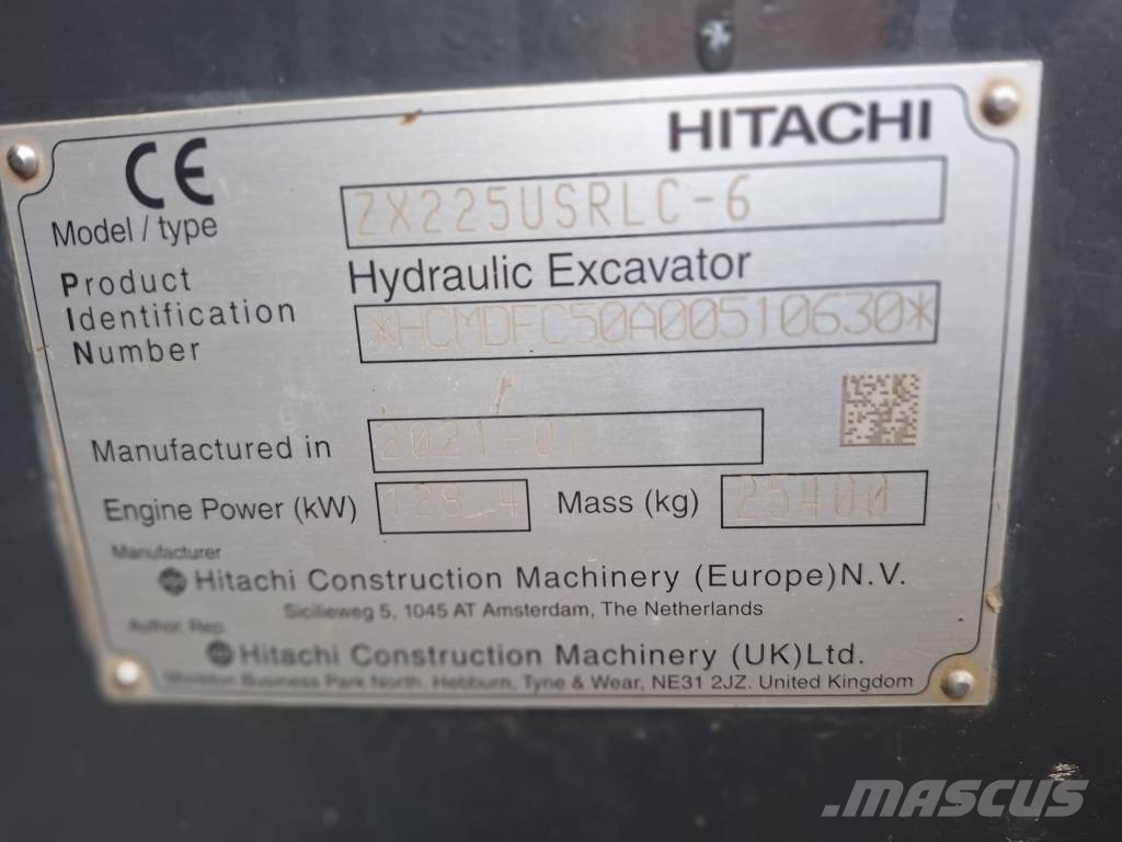 Hitachi ZX 225 US R LC-6 Telakaivukoneet
