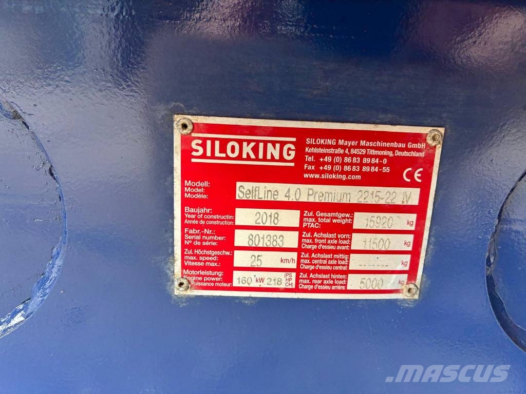 Siloking SelfLine Premium 2215-22 Mengvoedermachines
