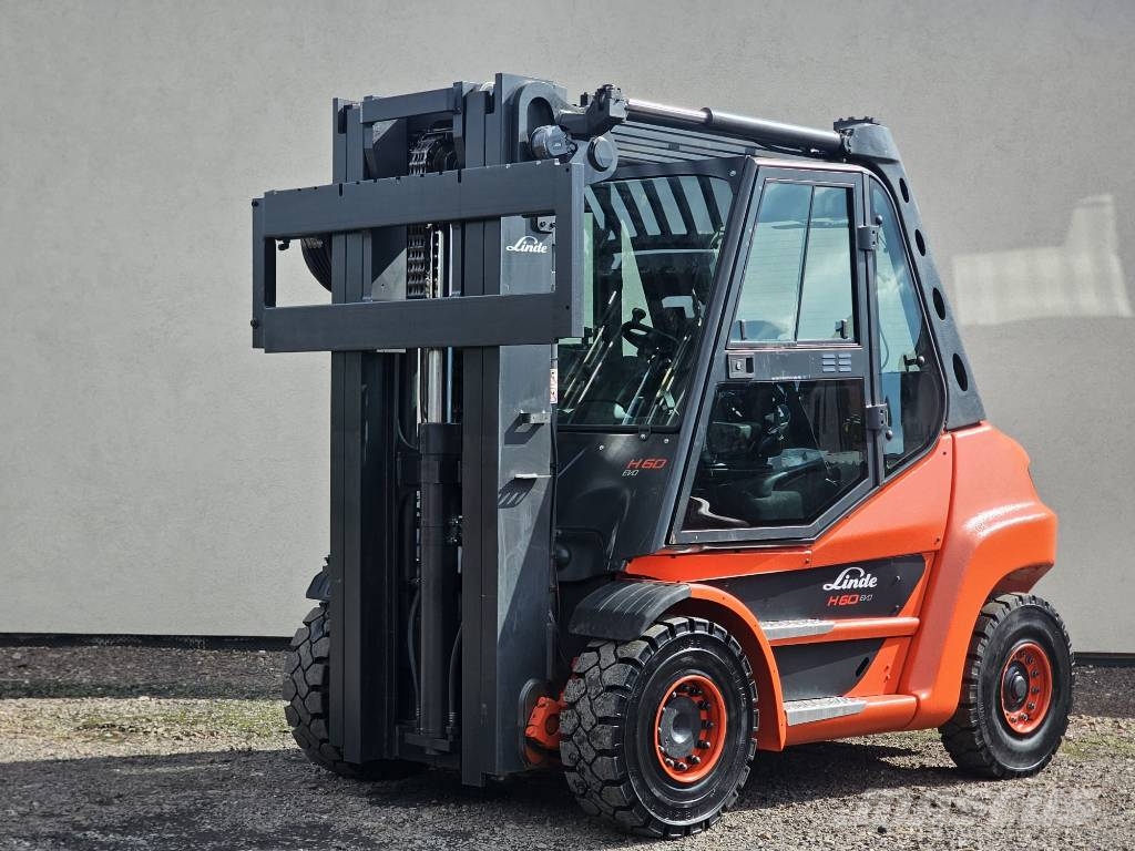 Linde H60D-03 Triplex Diesel heftrucks