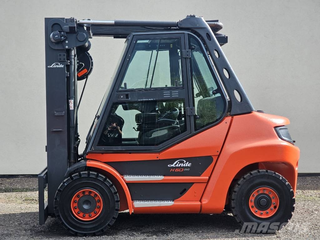 Linde H60D-03 Triplex Diesel heftrucks