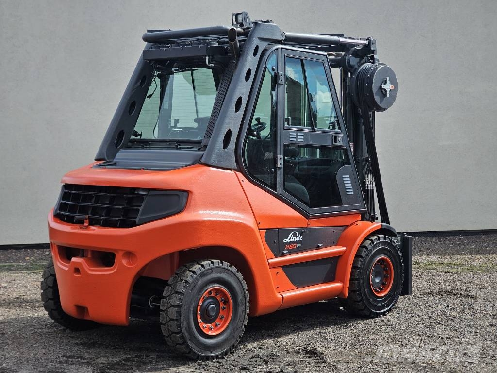 Linde H60D-03 Triplex Diesel heftrucks