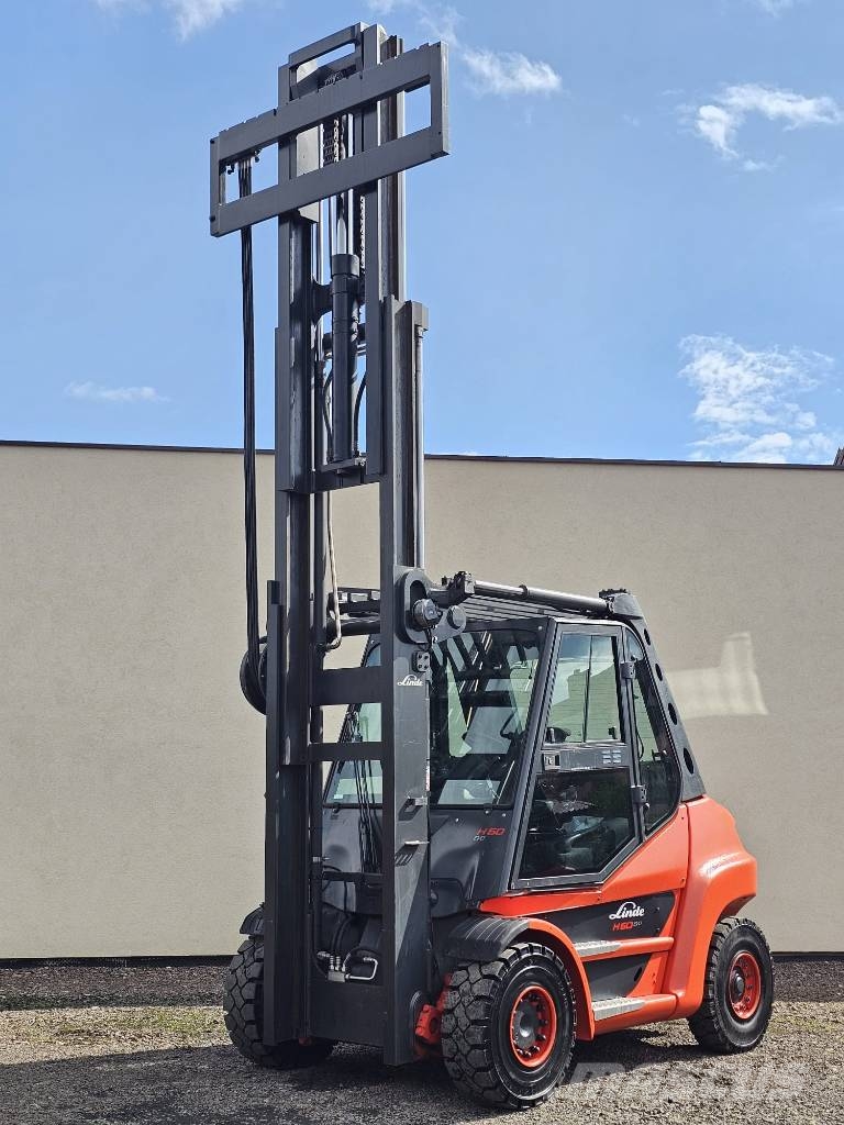 Linde H60D-03 Triplex Diesel heftrucks