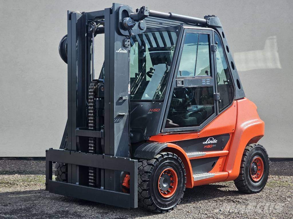 Linde H60D-03 Triplex Diesel heftrucks