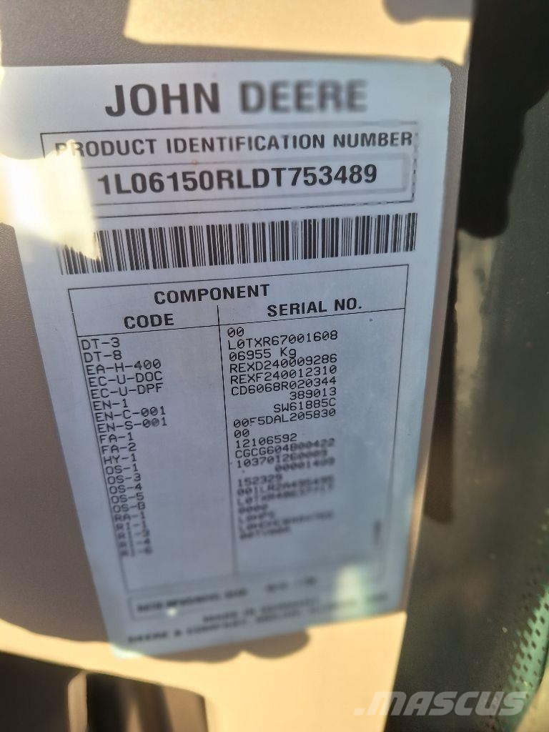 John Deere 6150R Tratores Agrícolas usados