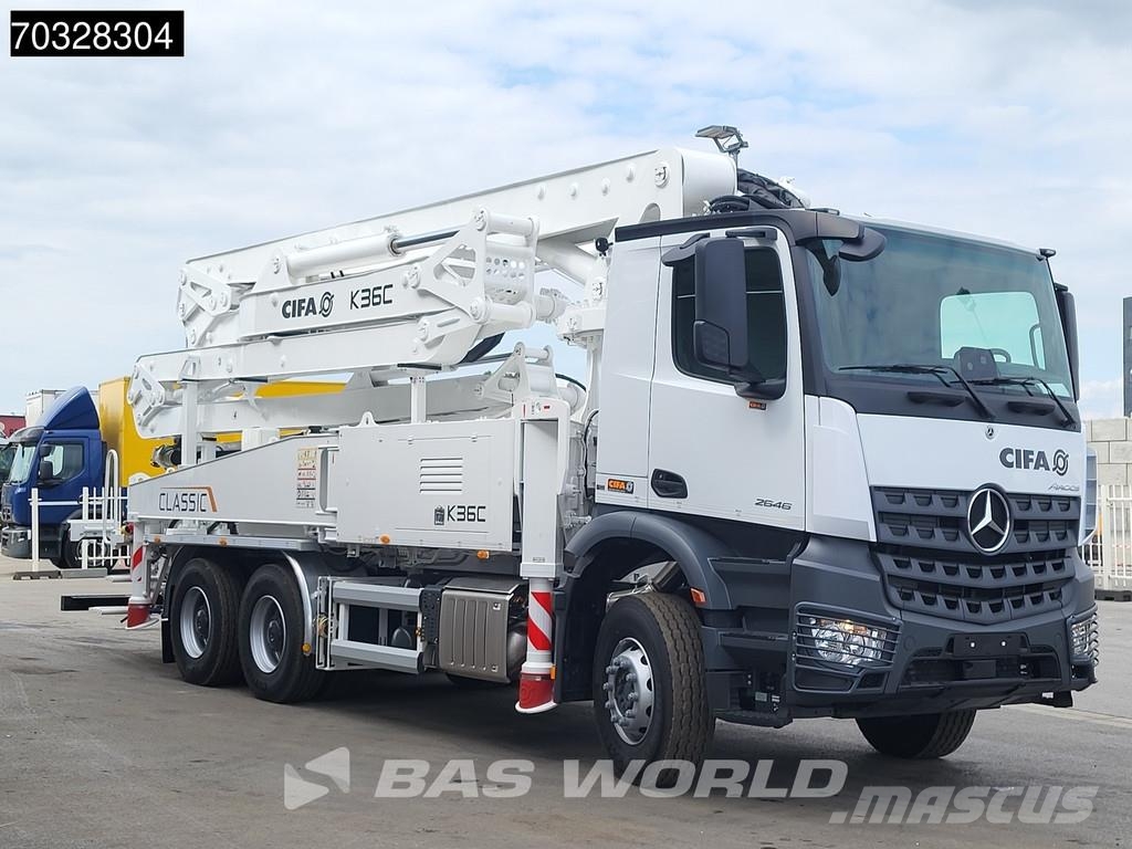 Mercedes-Benz Arocs 2646 6X4 NEW! 36 mtr CIFA K36C-PU17080 Pump Betonpomptrucks