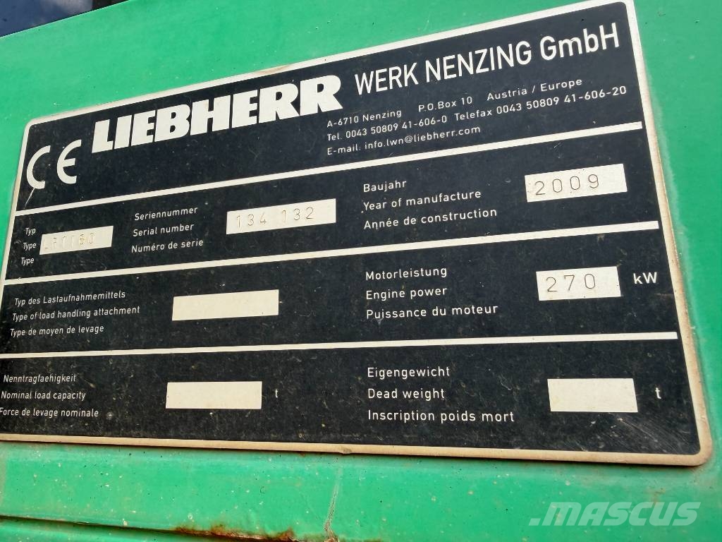 Liebherr LR 1160 Roomikkraanad