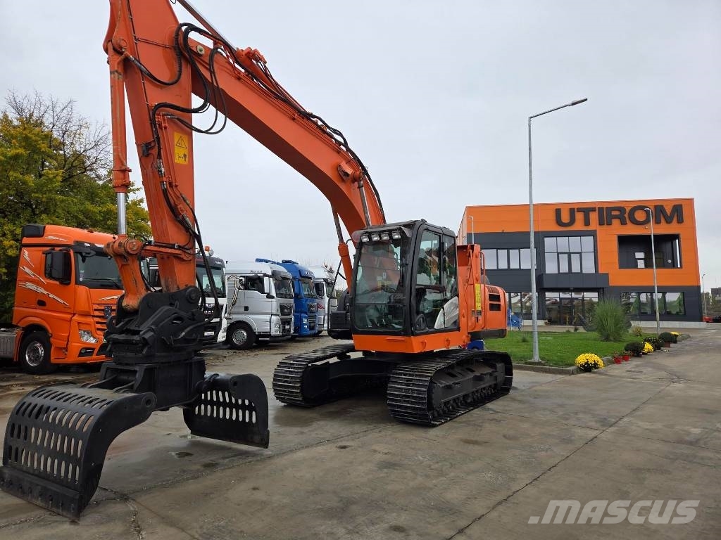 Hitachi ZX 190 LC-6, Rotatin GRAIFER, RAISING CAB, New pad Telakaivukoneet