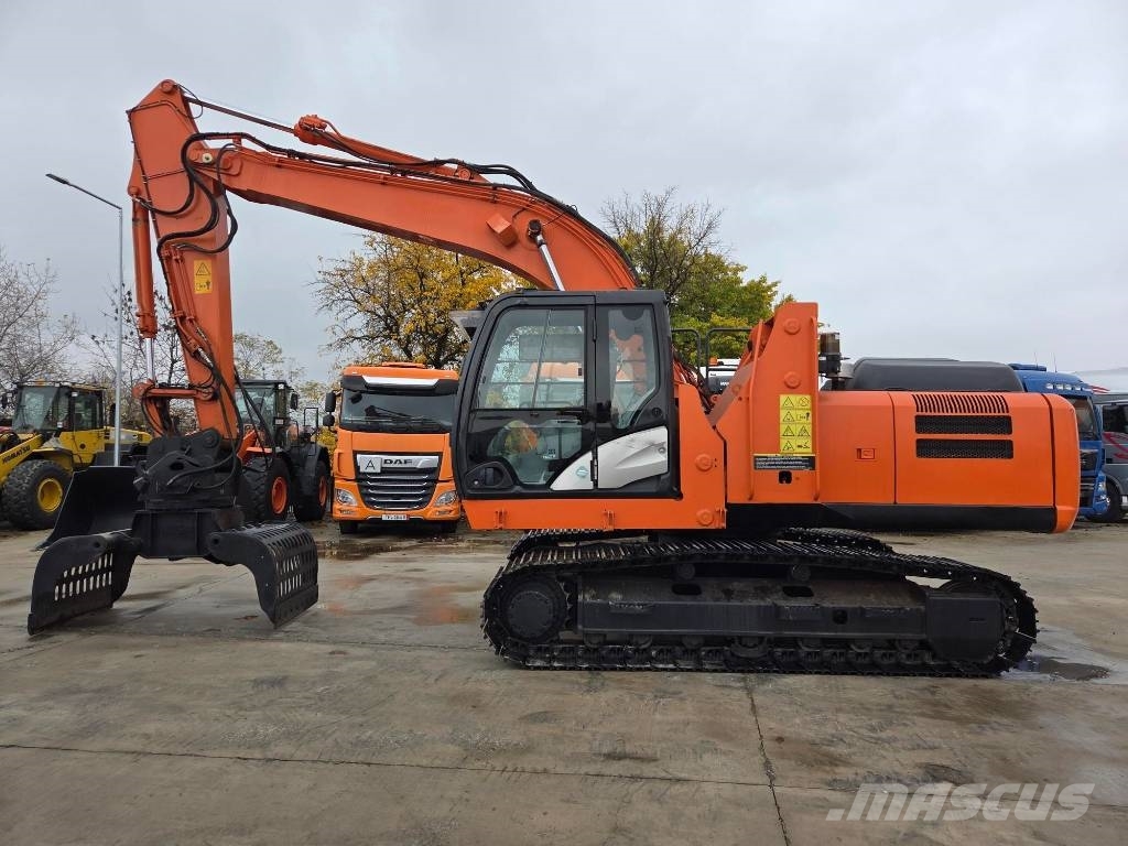 Hitachi ZX 190 LC-6, Rotatin GRAIFER, RAISING CAB, New pad Telakaivukoneet