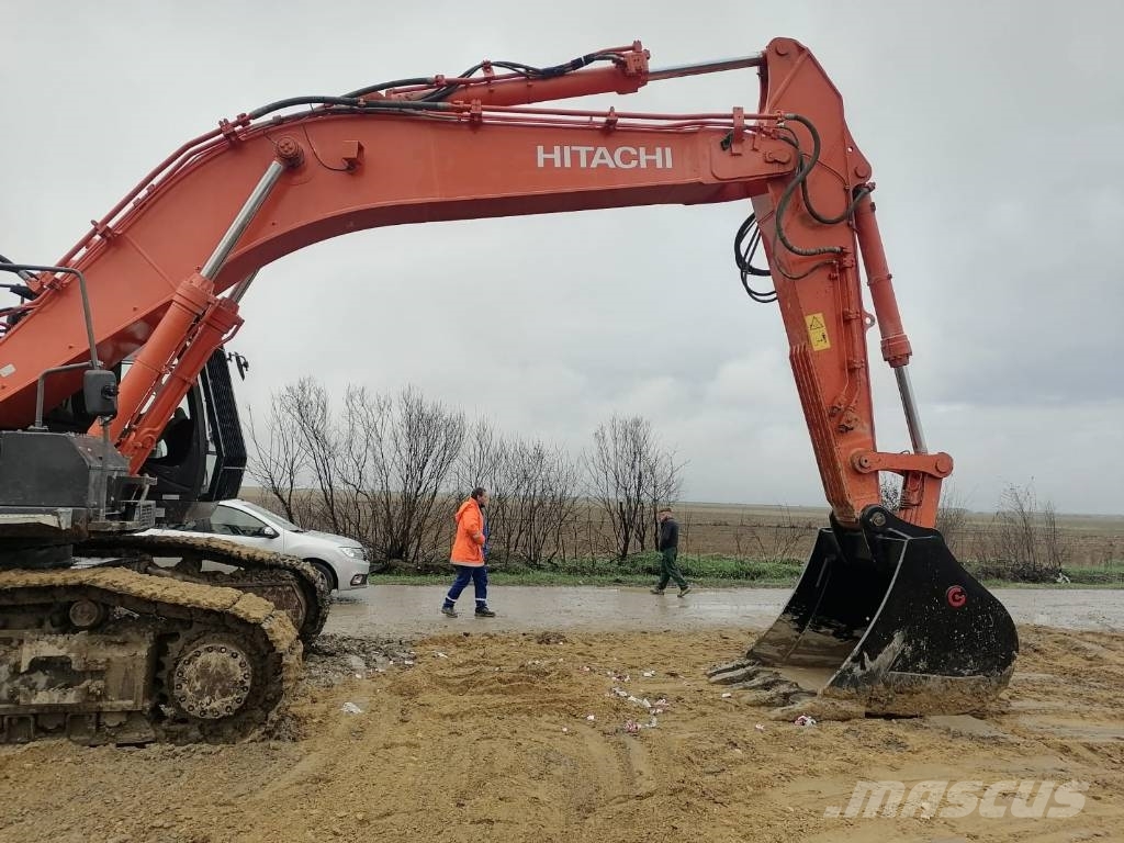 Hitachi ZX 190 LC-6, Rotatin GRAIFER, RAISING CAB, New pad Telakaivukoneet
