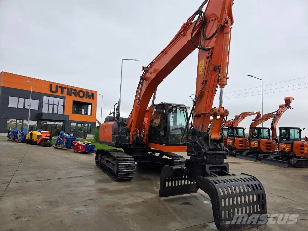 Hitachi ZX 190 LC-6, Rotatin GRAIFER, RAISING CAB, New pad Telakaivukoneet