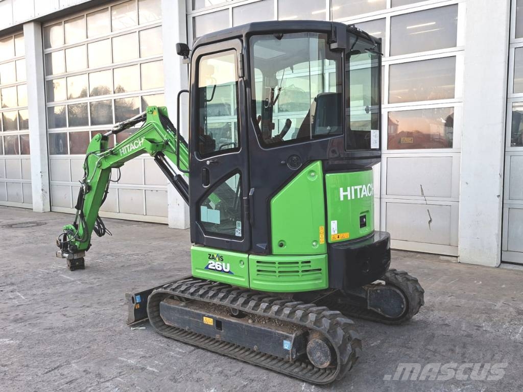 Hitachi ZX 26 U-6 MTC Mini bagri <7t