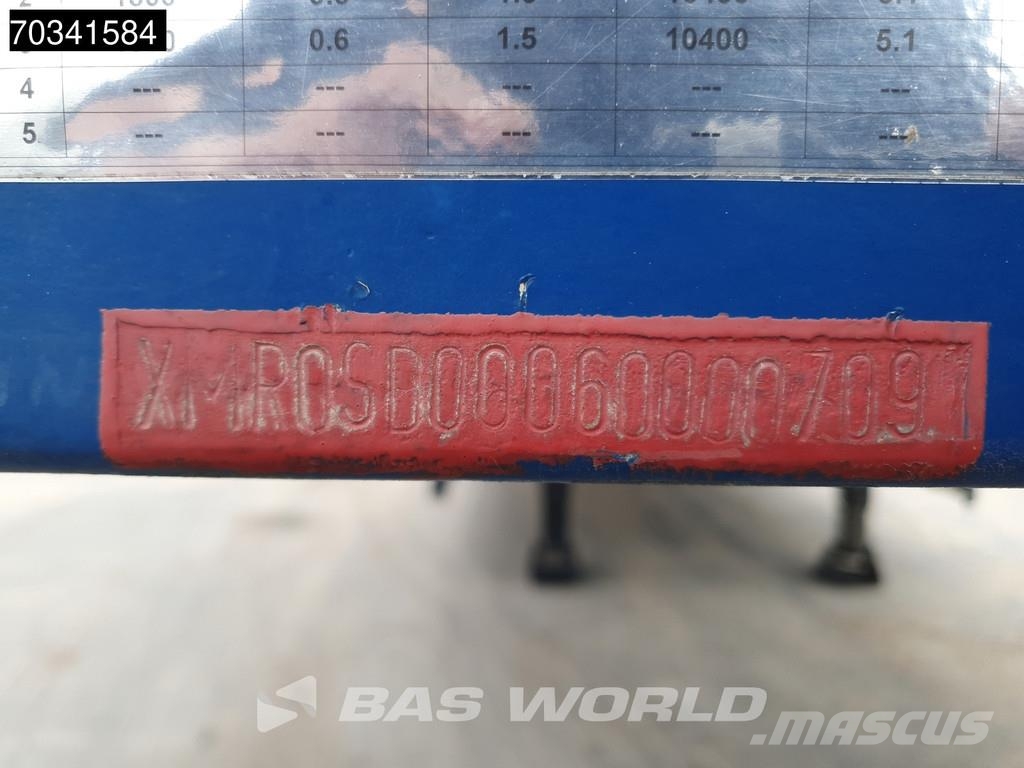 Nooteboom OSDS-41-03 Steering Axle MOT 01/27 Ramps SAF Mélybölcsős félpótkocsik