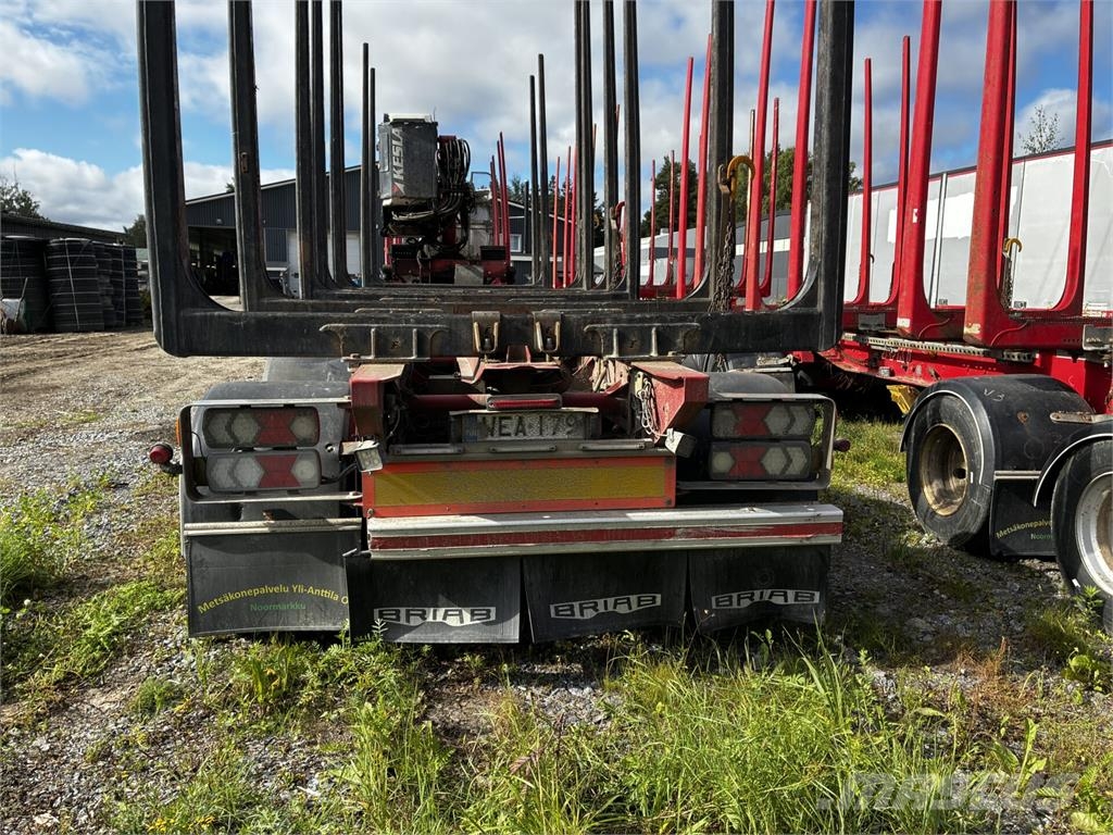 Briab Puutavarakärry Hout-Aanhangers