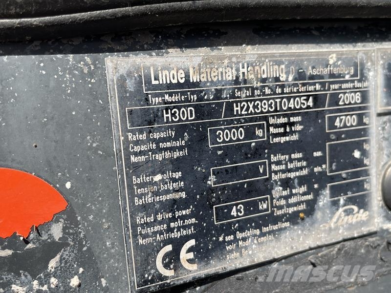 Linde H 30 D Dizel forkliftler