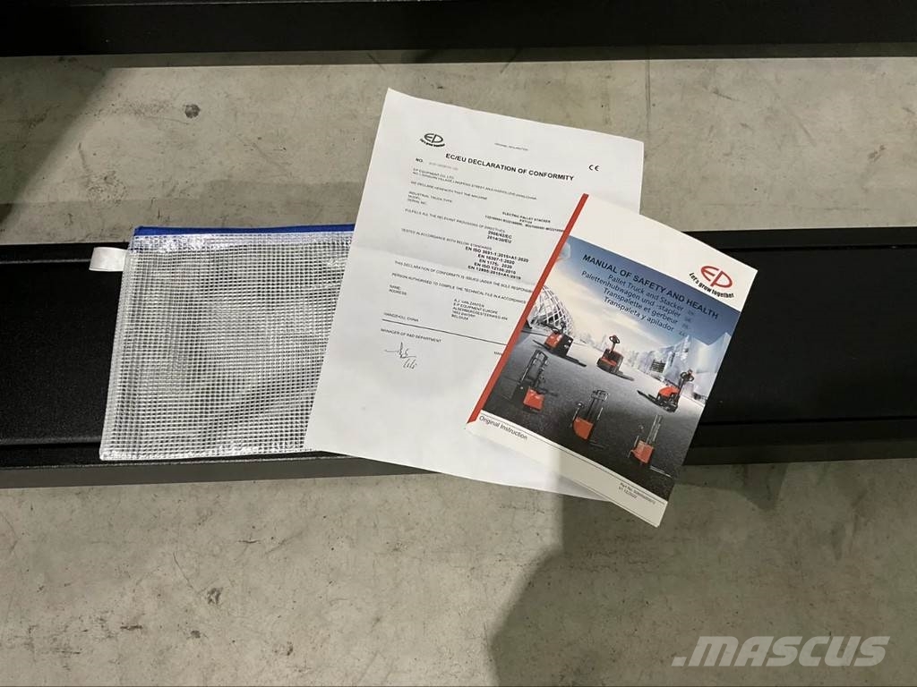 EP WSA161 stapelaar hefhoogte 5,50 meter Deichselstapler