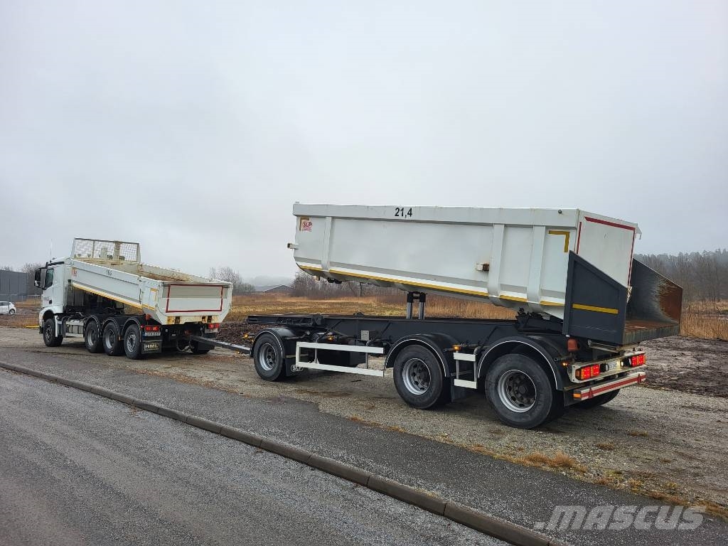 Mercedes-Benz Arocs 8x4 SLP Tipp Kassett ekipage 덤프 트럭