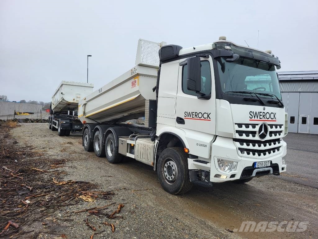 Mercedes-Benz Arocs 8x4 SLP Tipp Kassett ekipage 덤프 트럭