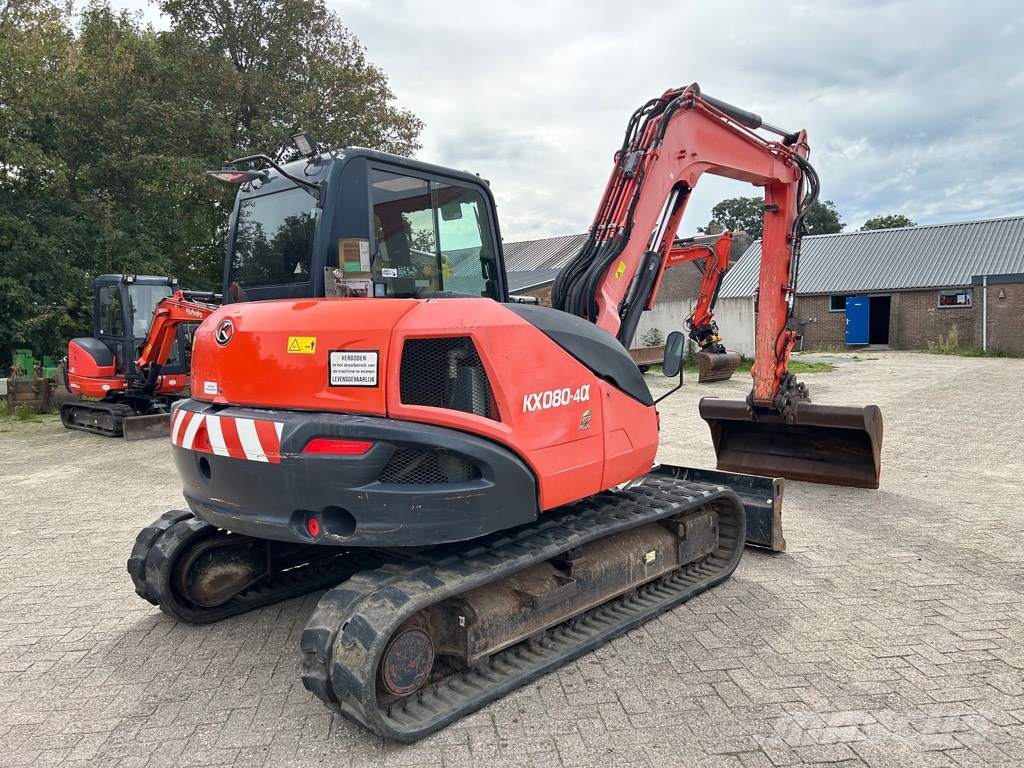 Kubota KX 080-4 Midigraafmachines 7t - 12t