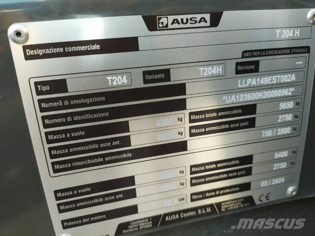 Ausa T 204 H Telescopic handlers