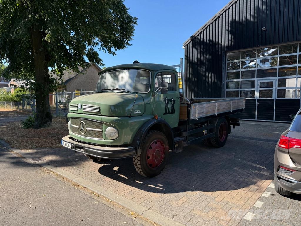 Mercedes-Benz 710 4X4 + Palfinger kraan / Oldtimer / 52.539km !! Kranen voor alle terreinen