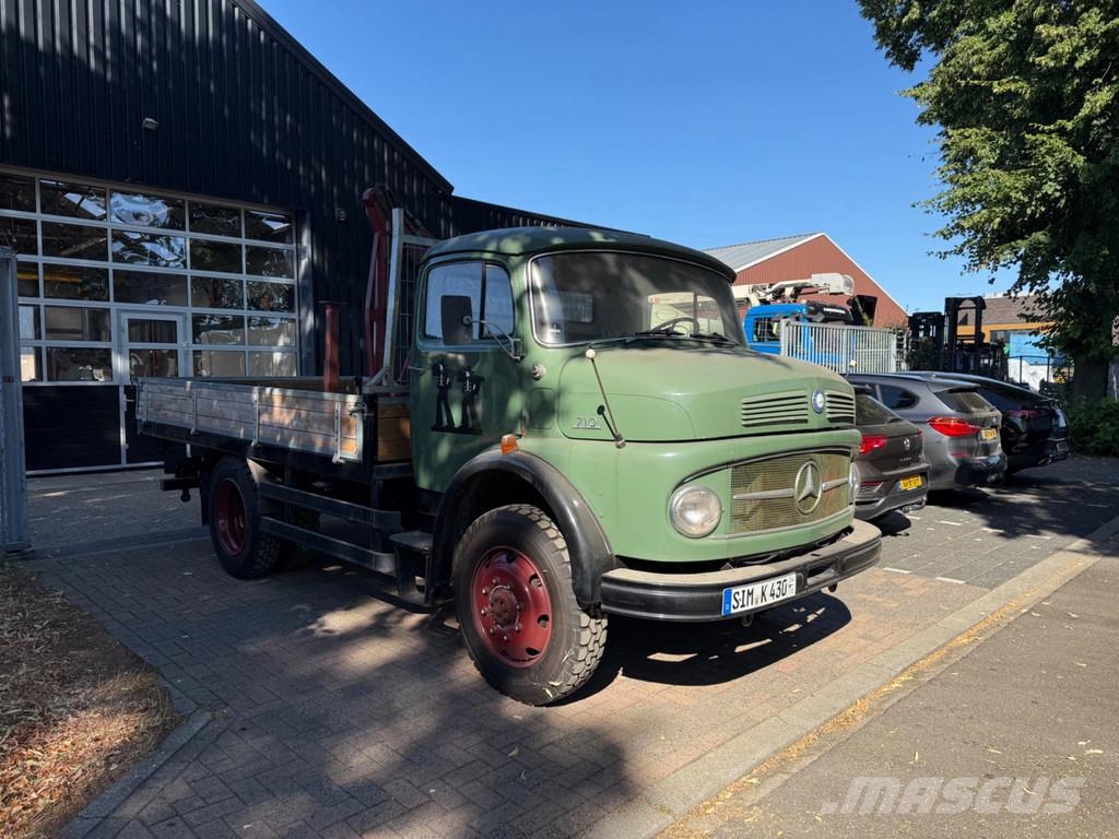 Mercedes-Benz 710 4X4 + Palfinger kraan / Oldtimer / 52.539km !! Kranen voor alle terreinen