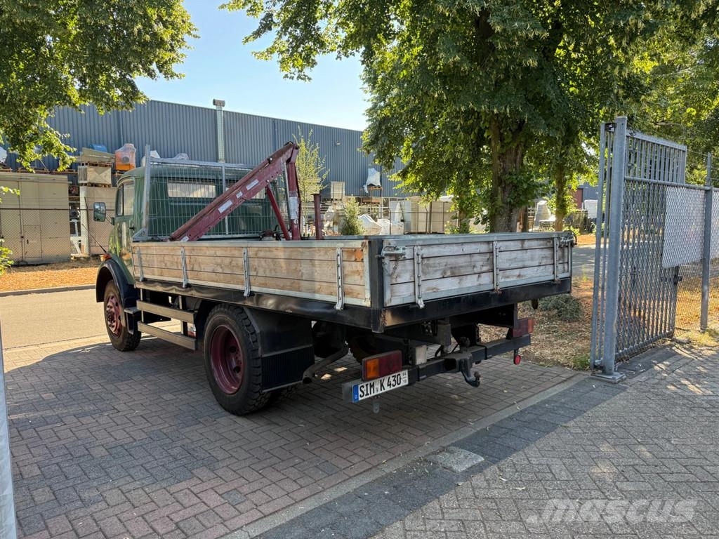 Mercedes-Benz 710 4X4 + Palfinger kraan / Oldtimer / 52.539km !! Kranen voor alle terreinen