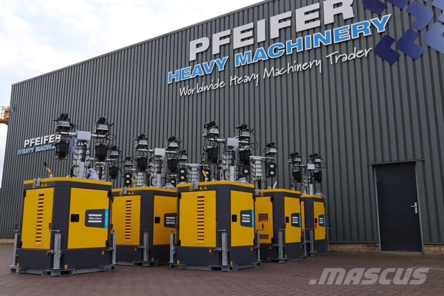 Atlas Copco Hilight B6+ KD Valid inspection, Max Boom Height 8 Torres de iluminación
