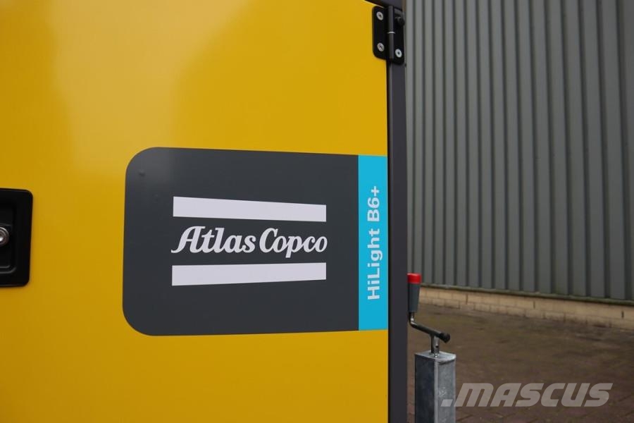 Atlas Copco Hilight B6+ KD Valid inspection, Max Boom Height 8 Torres de iluminación