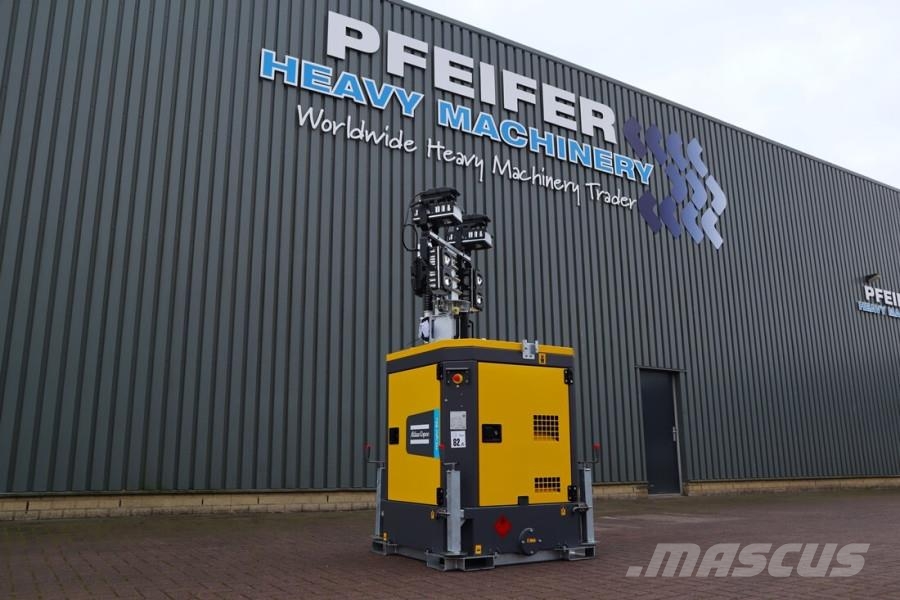 Atlas Copco Hilight B6+ KD Valid inspection, Max Boom Height 8 Torres de iluminación