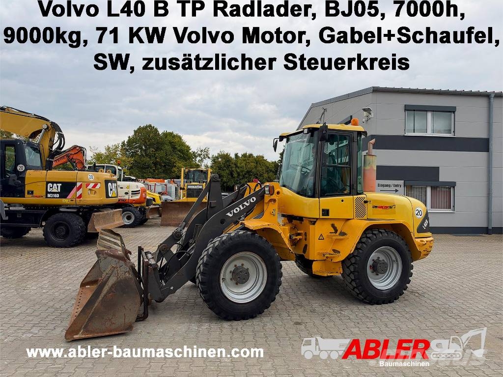 Volvo L40 B TP 71 kW Gabel + Schaufel SW Radlader