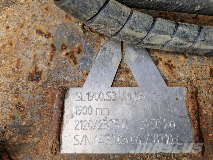 Volvo S3 190 cm Böschungslöffel / Grabenräumlöffel Bösch Koparki specjalne