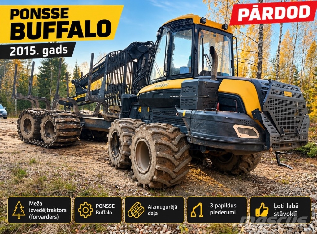 Ponsse Buffalo 8W Forwarders